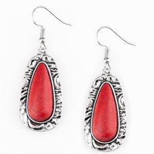 paparazzi Jewelry - Cruzin Colorado - Red Earrings paparazzi Jewelry - Cruzin Colorado - Red Earrings
